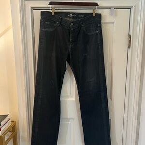 7 For All Mankind Men's Blue Jeans